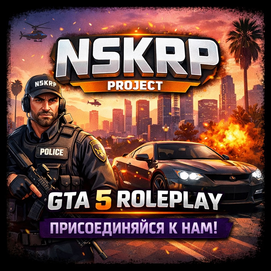 Грандиозное событие! Официальный запуск NSK GTA RP – ЗАВТРА! 🎉